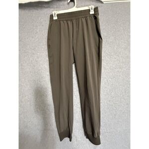 Banana Republic Jogger Pants Mens XS Green BR Standard Stretch Zip Pocket Active